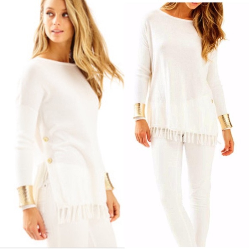 White Lilly Pulitzer Ramona Sweater